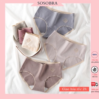 Combo 3 quần lót cotton kháng khuẩn viền ép nhiệt cao cấp qc02