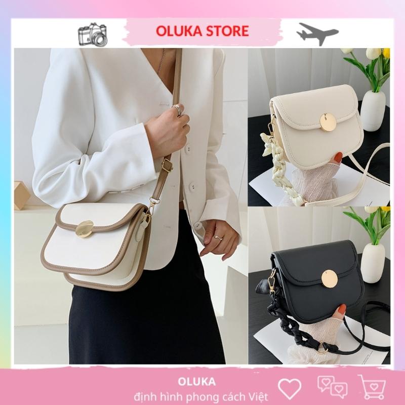 Túi xách nữ đeo vai đi chơi thời trang sang chảnh phong cách Hàn Quốc da PU OLUKA STORE TĐV065