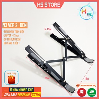 Giá đỡ Laptop, Macbook, IPAD bằng nhôm có thể điều chỉnh được độ cao, đế tản nhiệt laptop, đế kê laptop nhôm