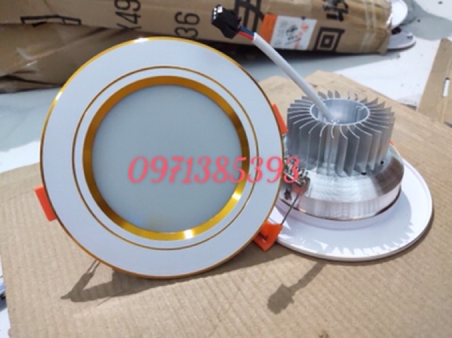 ĐÈN LED ÂM TRẦN 7W PHI 90 ĐỔI 3 MẦU - hàng bh 2 năm