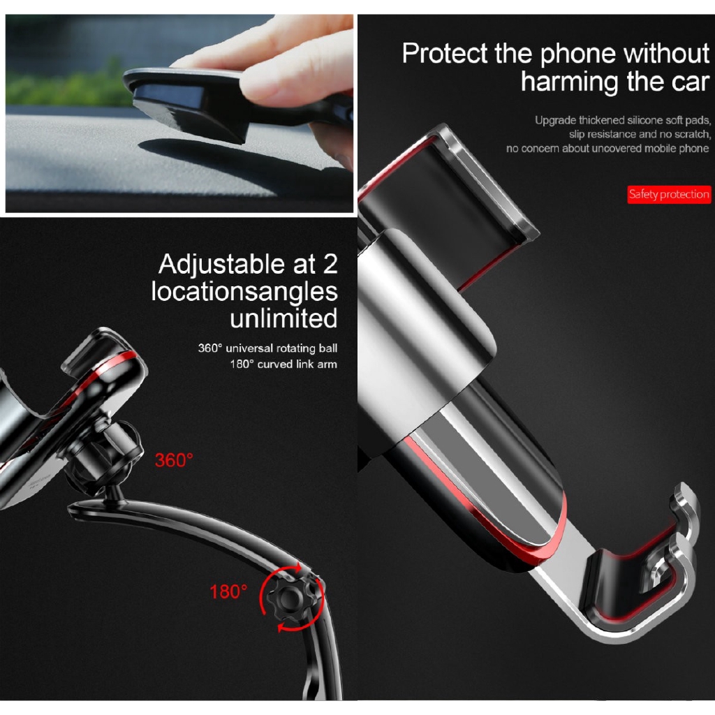 Giá đỡ trong xe ô tô chuyên dụng cho điện thoại IPhone X Samsung