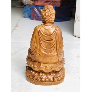 Tượng Phật Thích Ca Gỗ Bách Xanh