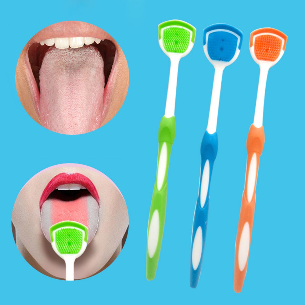 Bàn Chải Chà Lưỡi Vệ Sinh Bằng Silicon Chất Lượng Cao Thân Thiện Với Môi Trường