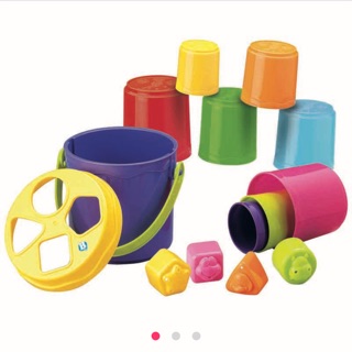 Đồ chơi tháp xếp chồng & thả hình cốc Bkids
