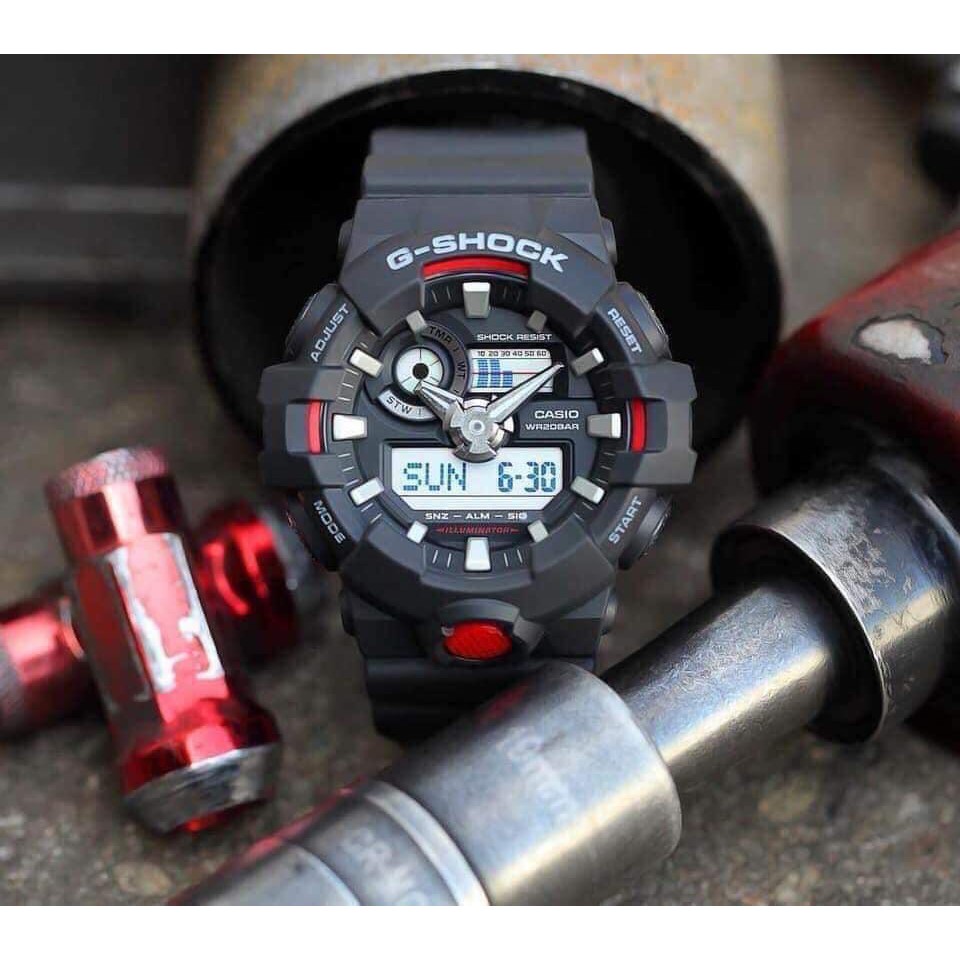 [Mã FARSBRT52 giảm 20% đơn từ 249K] Đồng hồ Casio G-Shock Nam GA-700-1ADR bảo hành chính hãng 5 năm - Pin trọn đời