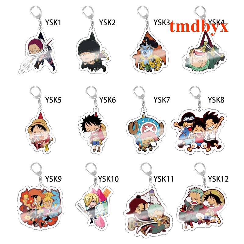 Móc Khóa Phong Cách Hoạt Hình One Piece Độc Đáo