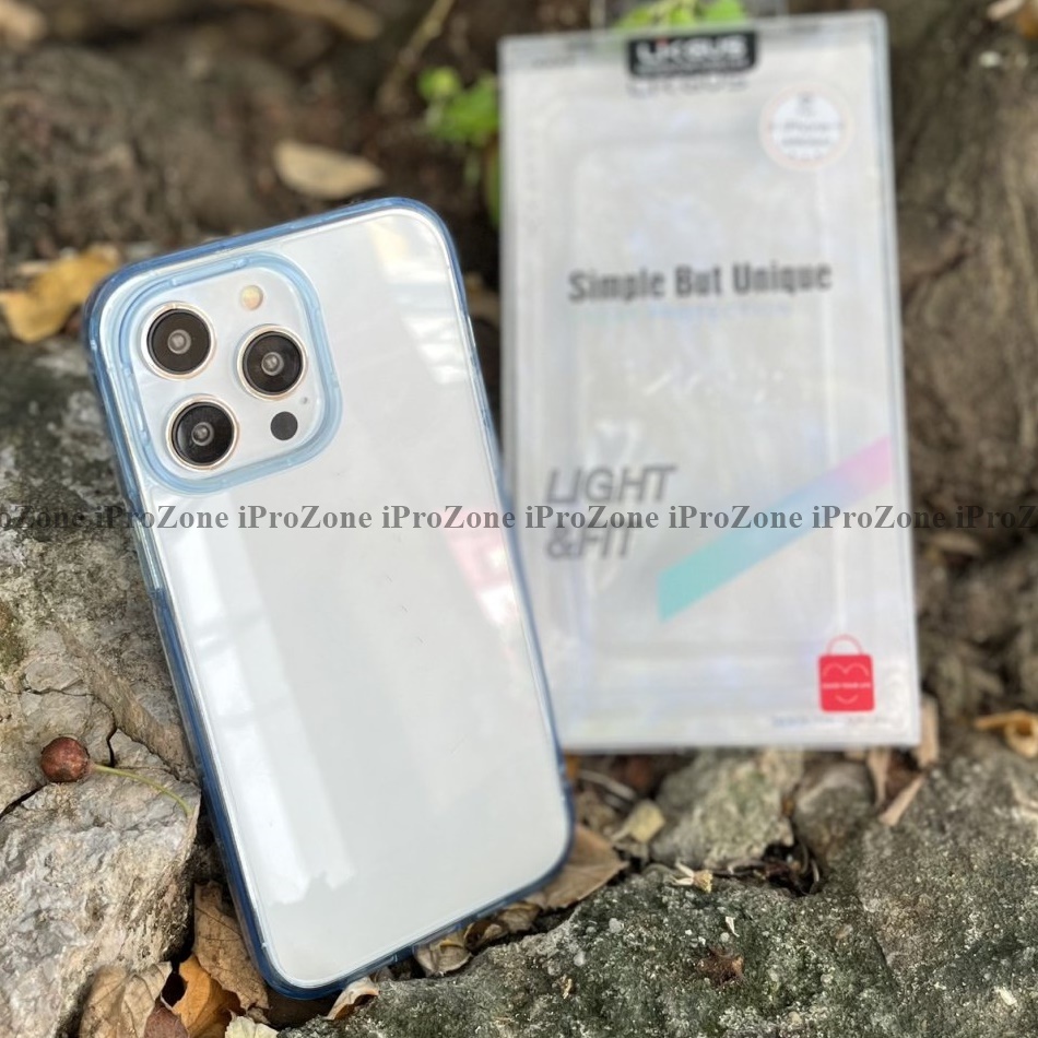 Ốp lưng trong suốt viền mầu chống sốc cho Smart Phone 14 Pro Max , 14 Plus , 14 Pro chính hang likgus chống ố vàng