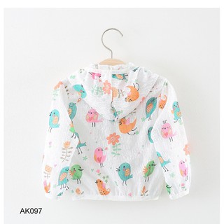 Áo khoác lụa mỏng cho bé gái AK097