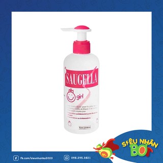 Dung Dịch Vệ Sinh Saugella Cho Bé Gái Từ 3 - 12 Tuổi 200ml