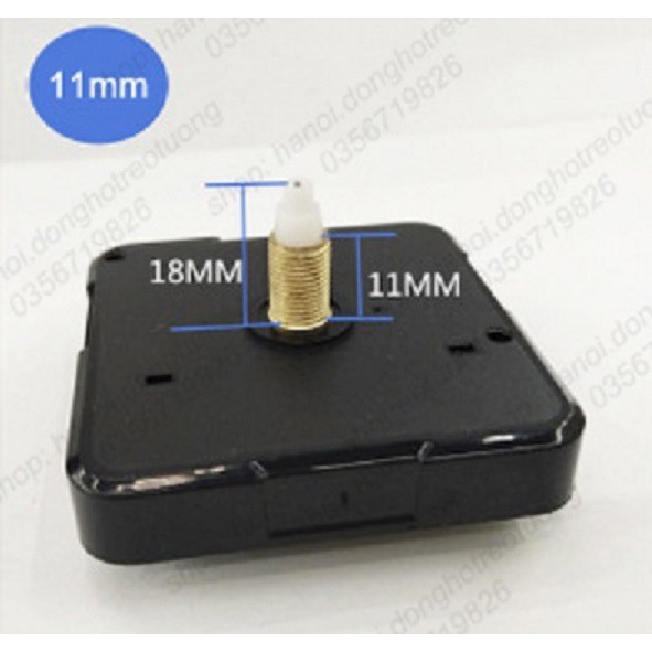 Máy đồng hồ treo tường trục dài, trục ngắn có móc treo - Bảo hành 1 năm