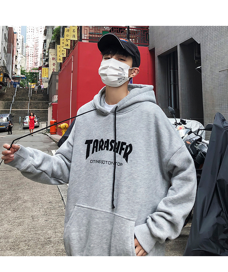 Áo hoodie dáng rộng phong cách Hàn Quốc dành cho nam | BigBuy360 - bigbuy360.vn