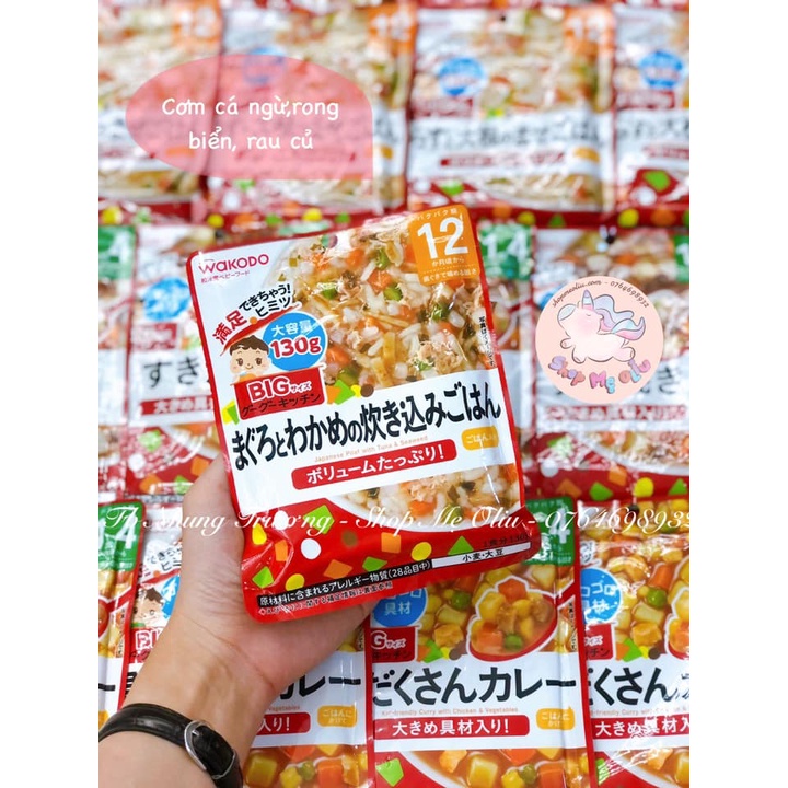 Mì / Cơm Wakodo Nhật Bản cho bé từ 12 tháng tuổi túi 130g