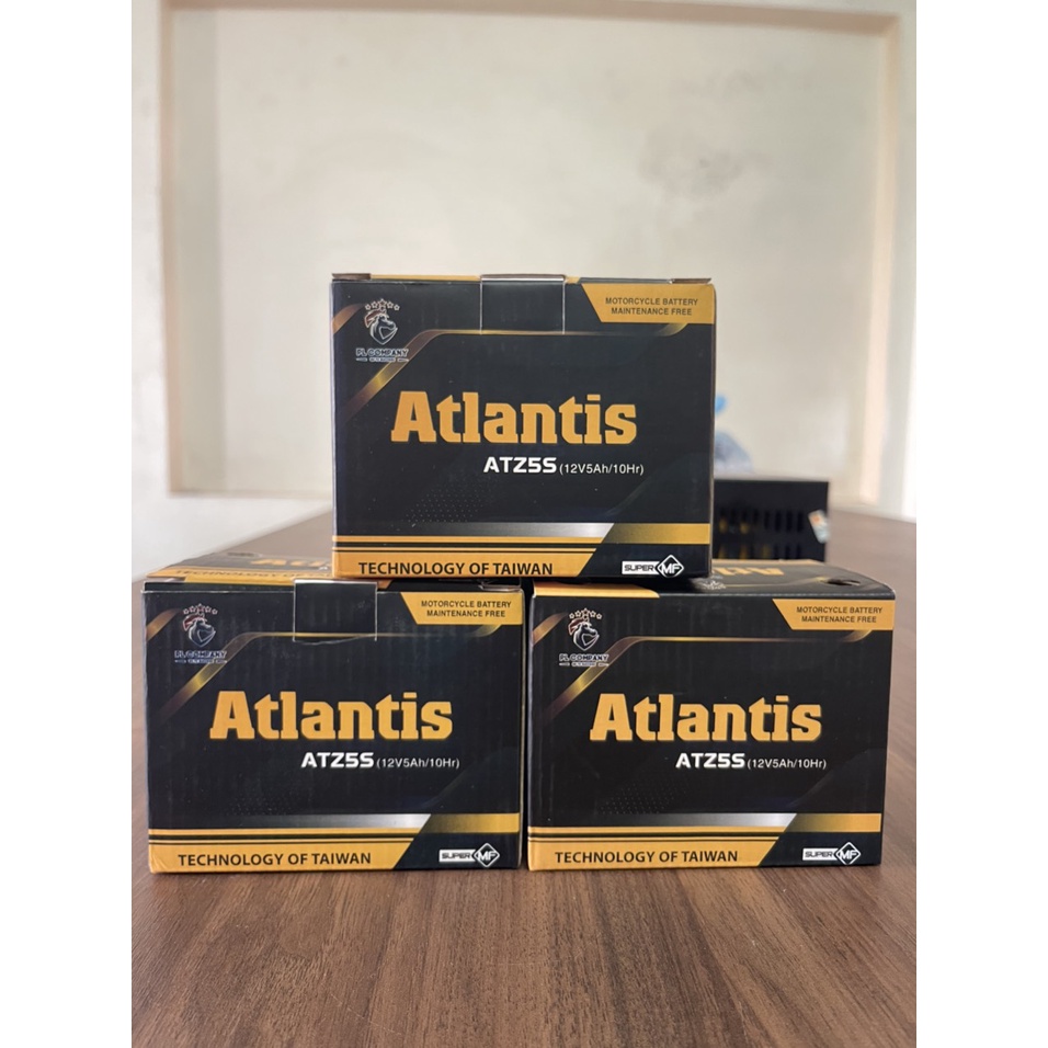 Ắc quy xe máy ATZ5S - 12V 5Ah dành cho xe Wave Rsx, Exciter, Novou, Msx,...