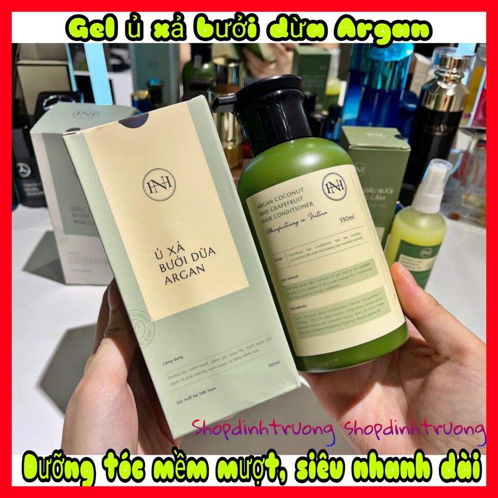 Gel Ủ bưởi Dừa Argan siêu mềm mượt- Gel ủ bưởi Nga Hoàng- giúp tóc mềm mượt, hết khô xơ, nhanh dài