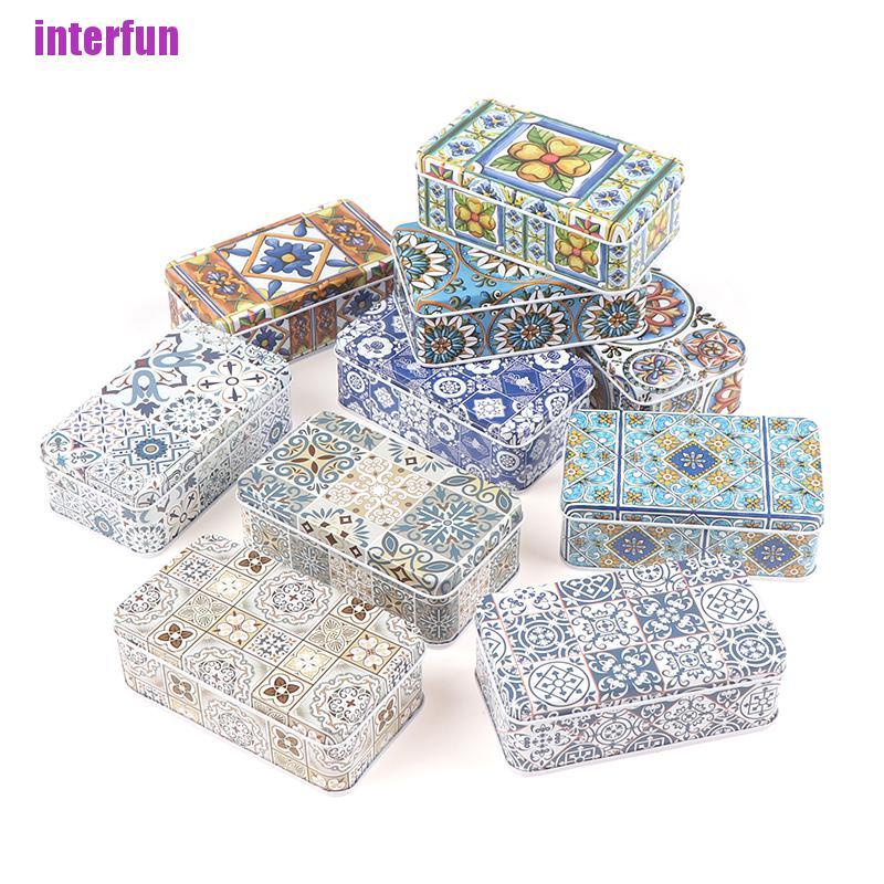 Trang Sức Hình Chữ Nhật Bằng Thiếc Kích Thước 11.5X6.5X4Cm