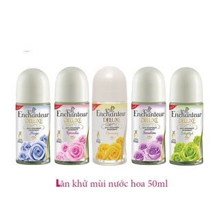 Lăn khử mùi hương nước hoa  tươi Enchanteur 50ml ( nước trong)