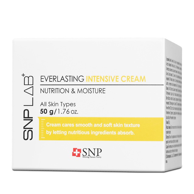 Kem Dưỡng Trắng Chống Lão Hóa Chuyên Sâu Dành Cho Da Nhạy Cảm Da Khô SNP LAB+ Everlasting Intensive Cream