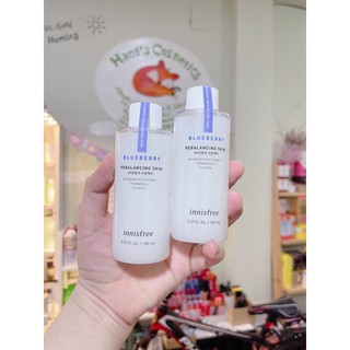 Nước Cân Bằng Việt Quất Innisfree Blueberry Rebalancing Skin