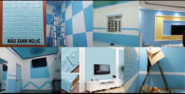 Xốp dán tường giả gạch 3D | BigBuy360 - bigbuy360.vn