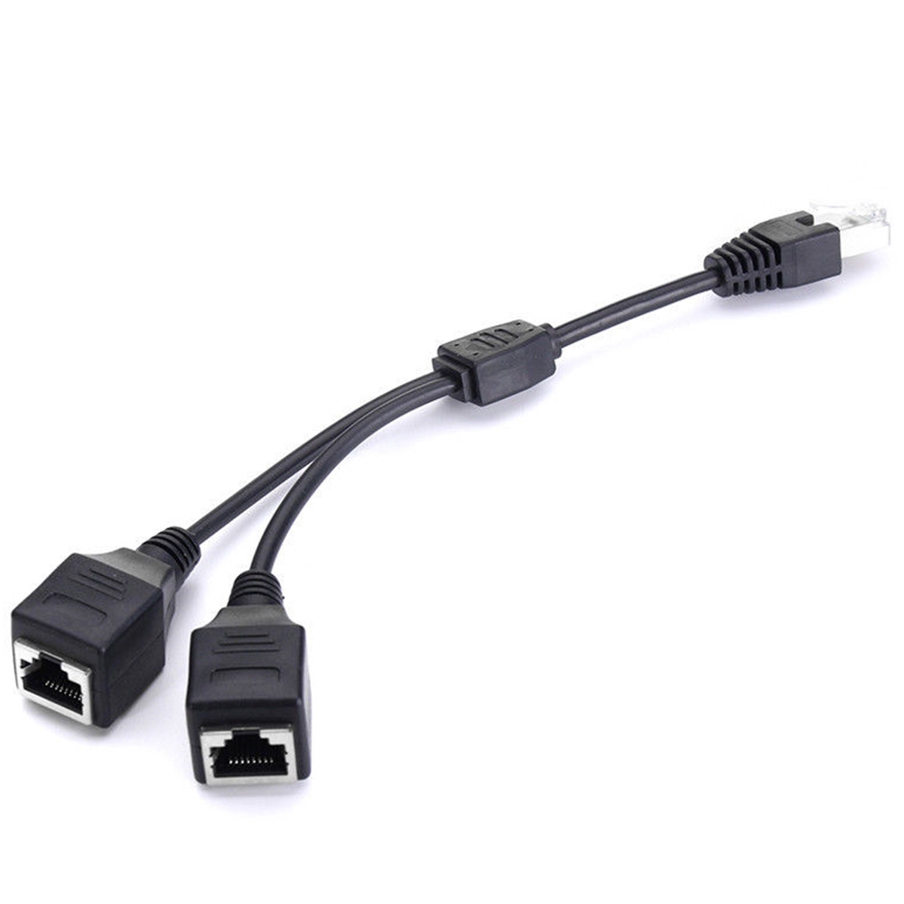 Thiết bị tách mạng LAN nối đầu đực 1 sang đầu cái 2 ổn định tiện dụng | BigBuy360 - bigbuy360.vn