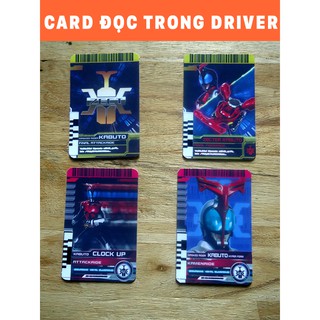 Set 4 thẻ Kabuto đọc được