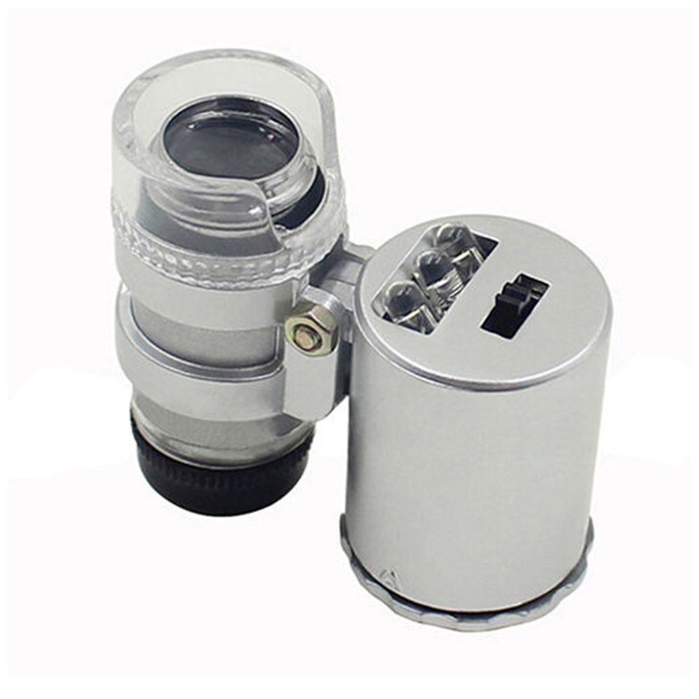 Kính Hiển Vi Mini AUGUSTINA Phóng Đại 60 Lần Có Đèn LED