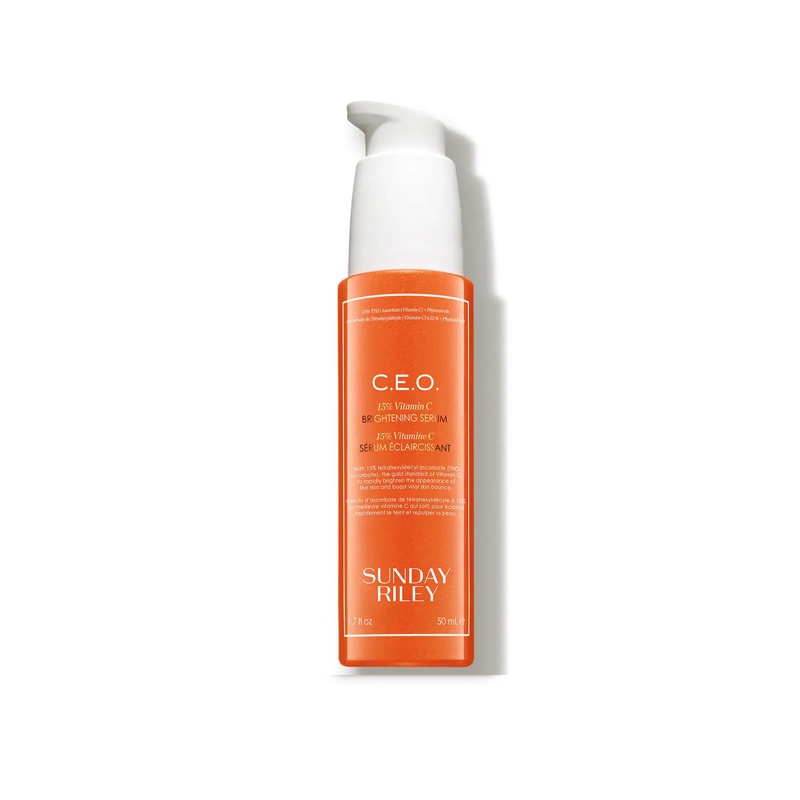 Serum Sunday Riley C.E.O. 15% Vitamin C Brightening Dưỡng Trắng Da, Mờ Thâm Nám Tàn Nhang