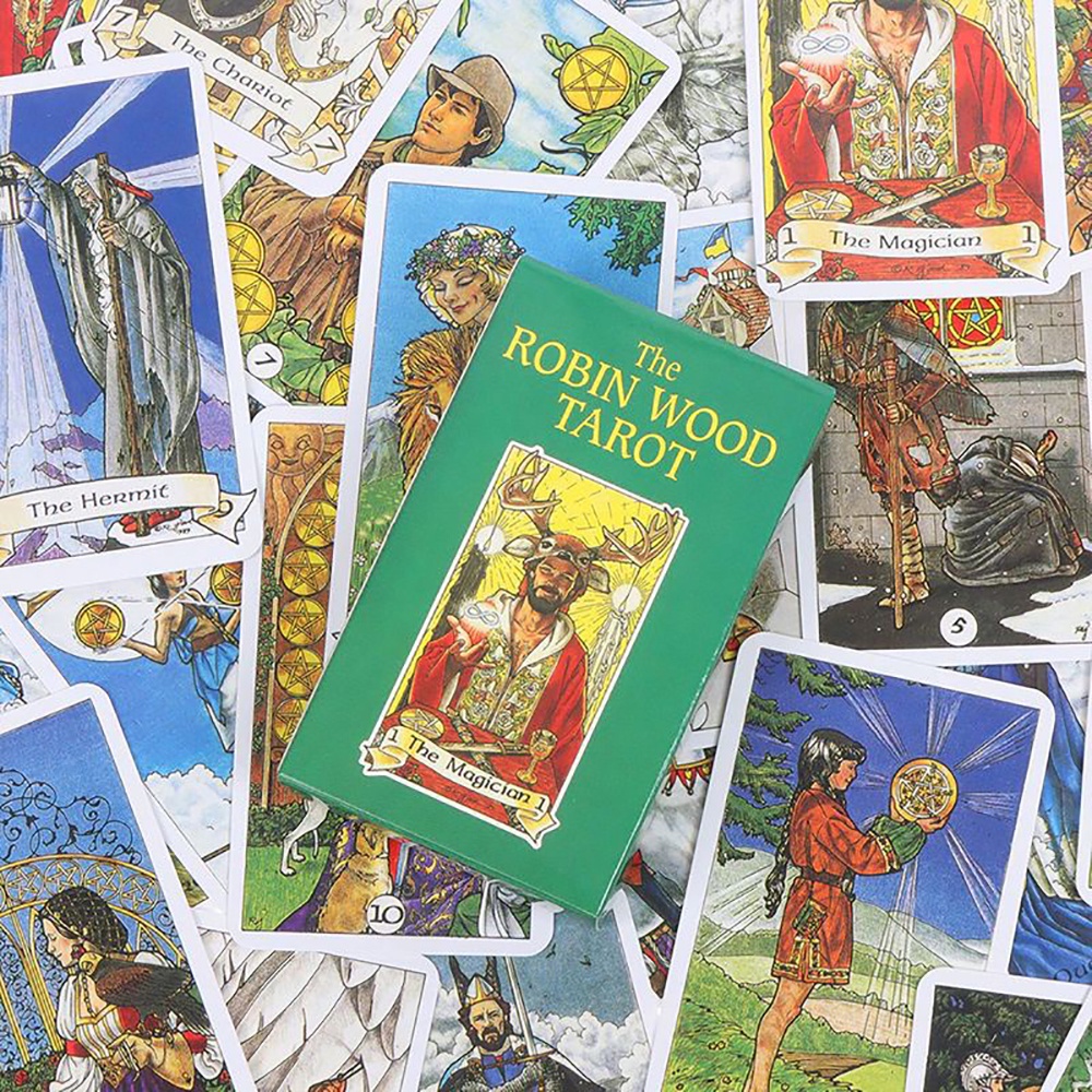 Bộ Bài Robin Wood Tarot Tặng Đá Thanh Tẩy E98