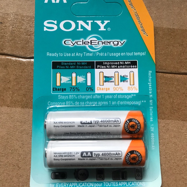 Pin sạc sony 2A chính hãng