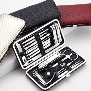 Bộ Dụng Cụ Bấm Móng – Bộ Cắt Móng Tay Không Gỉ 19 Món