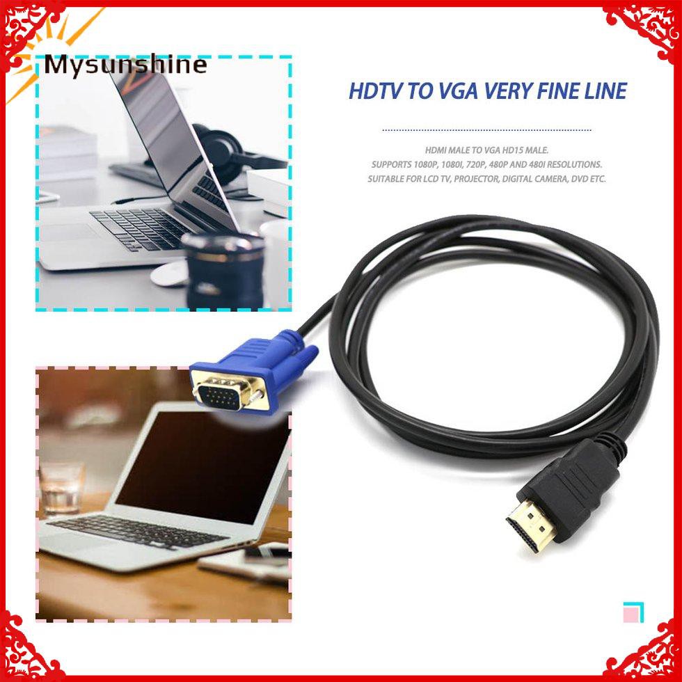 Cáp Chuyển Đổi Hdmi Sang Vga D-sub Cho Hdtv Pc