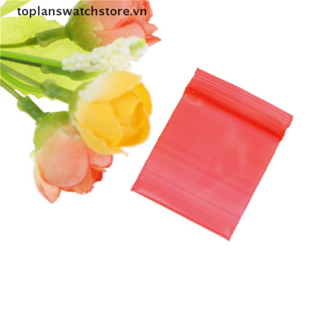 Set 100 Túi Zip Nhựa Kích Thước 3 * 4cm Đựng Trang Sức Tiện Dụng