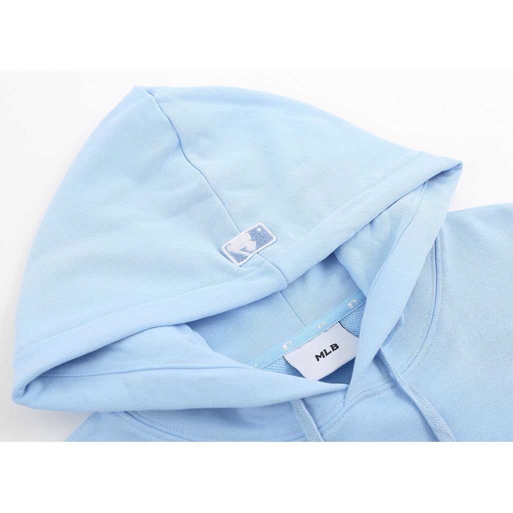 Hàng Spot! Áo Hoodie Tay Dài Dáng Rộng Thêu Chữ MLB Cổ Điển Cho Nam Và Nữ