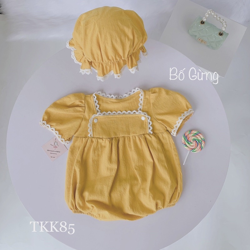 Bộ vàng mơ kèm mũ