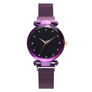 Đồng hồ analog máy quartz dây lưới