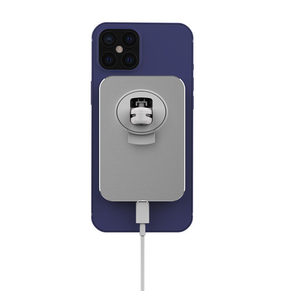 Giá Đỡ Điện Thoại Kiêm Sạc Nhanh Không Dây 15W Cho iphone 14 13 12 Pro Max 12