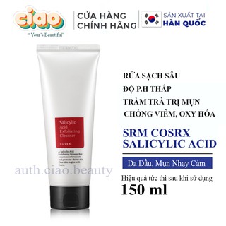 Sữa Rửa Mặt Cosrx Salicylic Acid Daily Gentle Cleanser / Sữa Rửa Mặt Cosrx