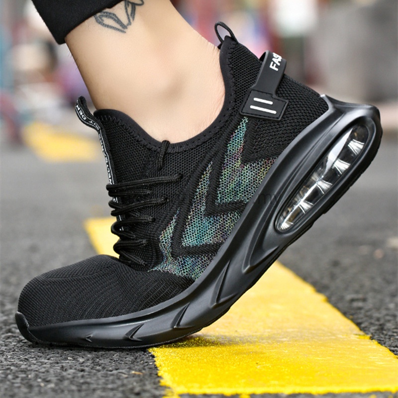 Giày Bảo Hộ Siêu Nhẹ Chống Va Đập Có Size Lớn 36-48 Dành Cho Nam Và Nữ