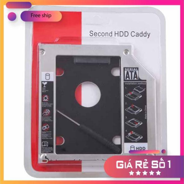 SG FREESHIP CaddyBay HDD 2.5” Sata3 9,5mm/12,7mm (Chuyển ổ CD Laptop ra HDD)