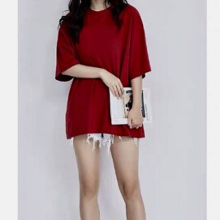 Áo thun trơn tay lỡ trắng mk30