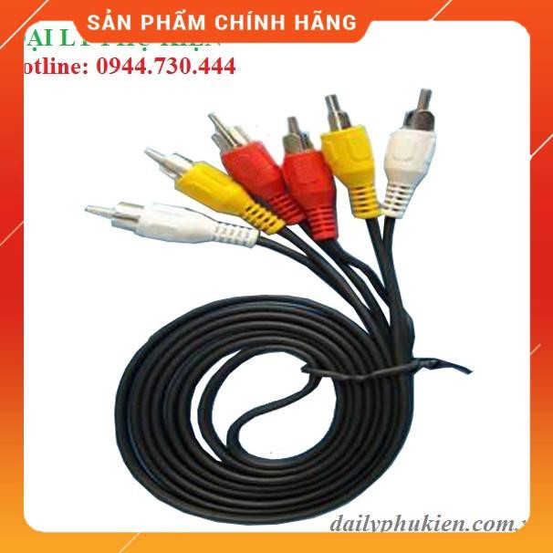 XẢ KHO Dây loa AV 3 ra 3 1.5m rẻ dailyphukien