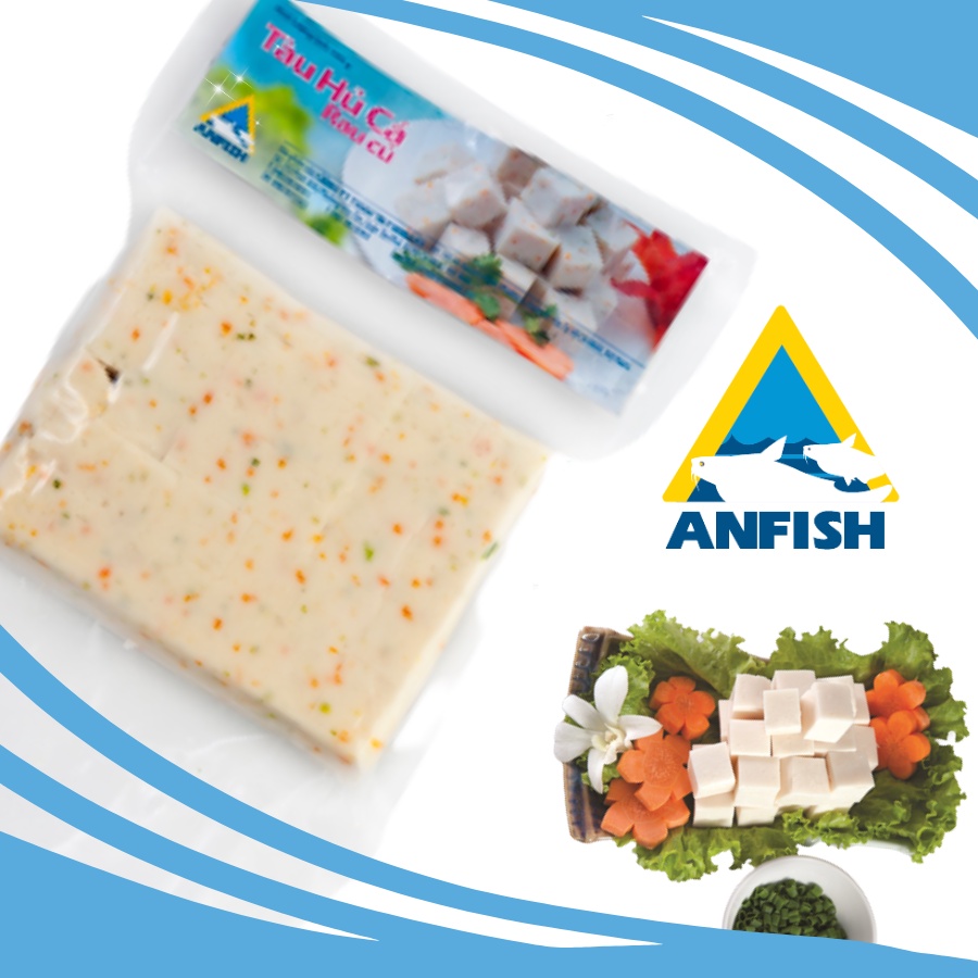 Tàu hũ cá rau củ Thoại An 300 g,Tàu hũ cá, Đậu hũ cá, Tàu hũ cá ngon, Đậu hũ cá ngon, Tàu hủ cá rau củ, Đậu hủ cá