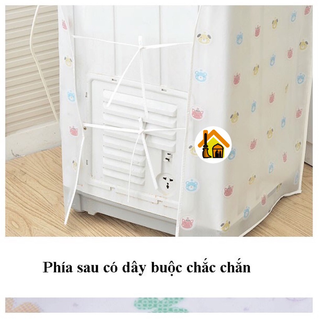 Áo Trùm Máy Giặt TINZ VN Cho Máy Giặt Từ 7-9 KG