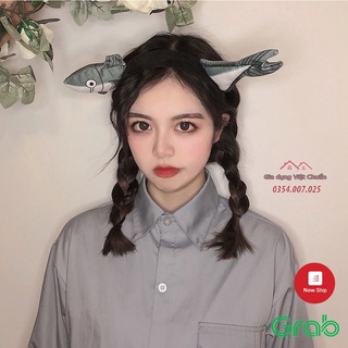 Bờm tóc cá mập xuyên đầu cute dễ thương ngoạm và bờm cà rốt giá rẻ siêu đẹp GD64