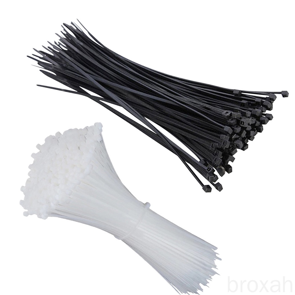 Gói 100 dây buộc cáp cố định bằng nhựa tái sử dụng 3x150mm