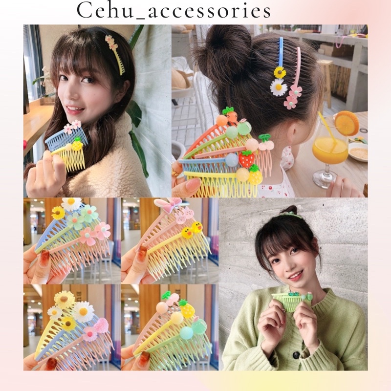 Cài tóc dễ thương cho MẸ VÀ BÉ mang phong cách Hàn Quốc, mang lại sự trẻ trung cho mẹ, nét đáng yêu cho bé