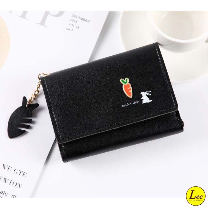 Ví ngắn ví bóp nữ mini nhiều ngắn THỎ CÀ RỐT FOREVER YOUNG