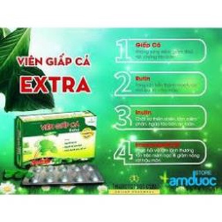 Viên giấp cá viên giấp cá extra - viên uống hỗ trợ điều trị trĩ và táo bón chính hãng tâm dược