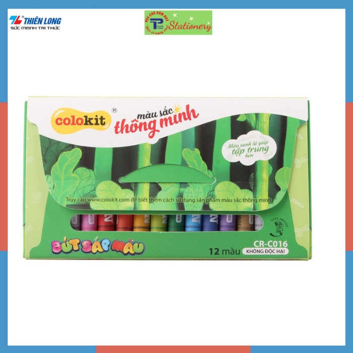 Sáp màu Thiên Long 10 màu,12 Màu Colokit CRC015, CRC016