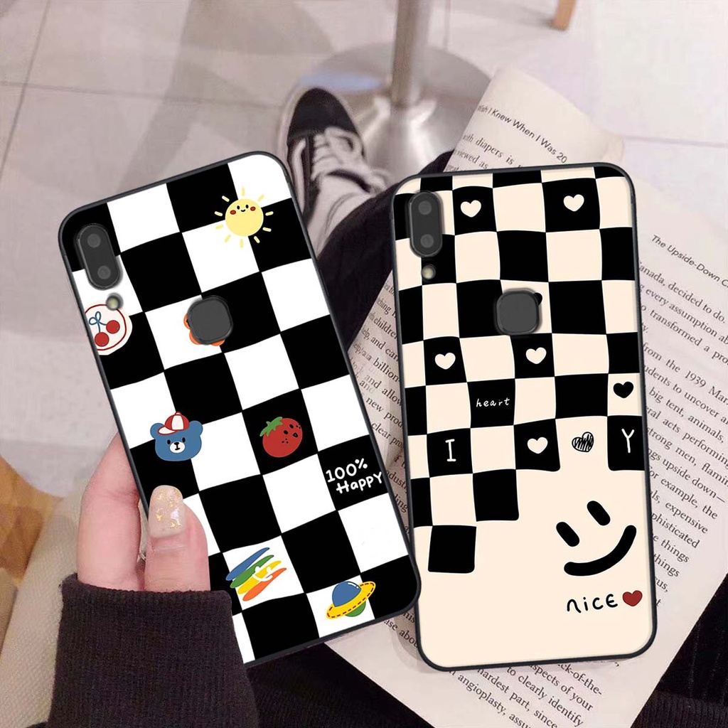 Ốp Vivo V9 / V9 Youth họa tiết hoa, gấu thời trang, ốp dẻo bền đẹp